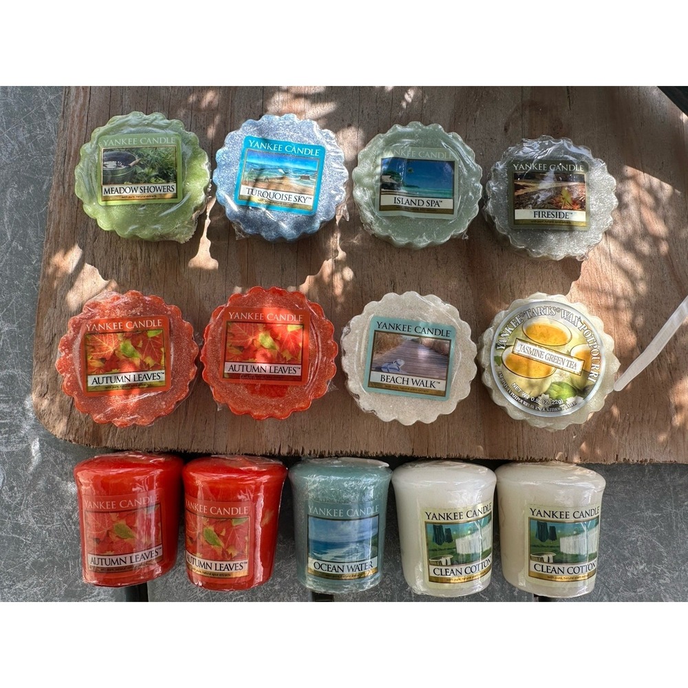 VTG Yankee Candle Tarts Candles Wax Melts Variety Of Scents Retired‎ Lot Of 13